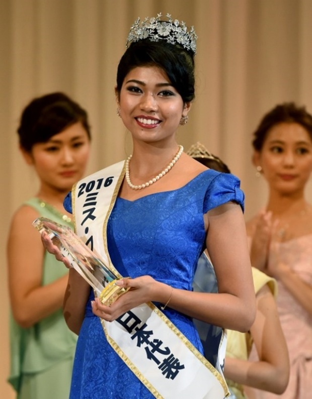 ดราม่า เมื่อครูฝึกช้างลูกครึ่งอินเดียคว้ามงกุฎ Miss World Japan 2016