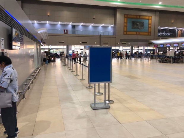 เผยภาพ สนามบินดอนเมือง เงียบเหงาไร้ผู้คน หลังไวรัส COVID-19 ระบาด