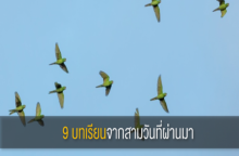 9 บทเรียนจาก 3 วันที่ผ่านมา