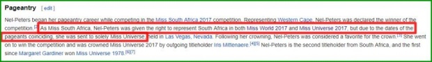ความจริงสุดช็อก สาวงาม แอฟริกาใต้ เกือบชวดมงกุฎ มิสยูนิเวิร์ส ดีนะที่ตัดสินใจถูก!