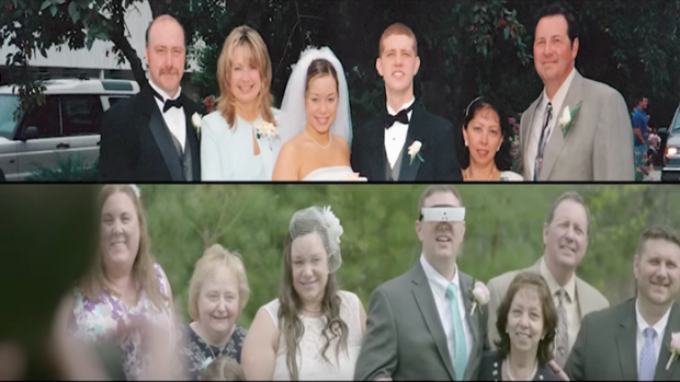 ชายตาบอดมองเห็นภรรยาเป็นครั้งแรก!  และจัดงานแต่งครบรอบ 15 ปีอีกครั้ง!!(คลิป)