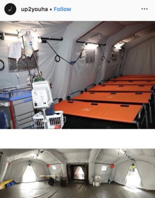 เปิดภาพ โรงพยาบาลสนาม ที่เคยเห็นเแต่ในหนังสงคราม วันนี้อยู่ที่ #ถ้ำหลวงแล้ว! (มีคลิป)