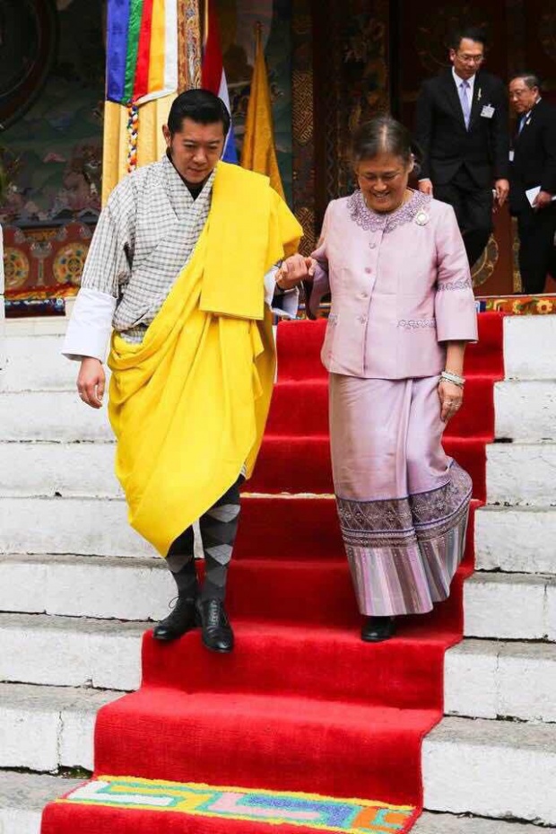 กษัตริย์จิกมี ทรงต้อนรับ สมเด็จพระเทพฯ เสด็จเยือนภูฏาน