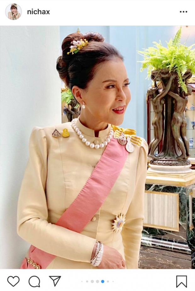 ทูลกระหม่อมฯ โพสต์ภาพ พระที่นั่งจักรีมหาปราสาท โดยขึ้นทางบันไดเสือ