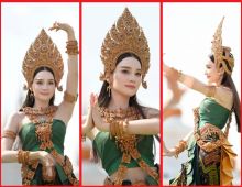 เปิดลีลาอ่อนช้อย เดียร์น่า รำถวายสิ่งศักดิ์สิทธิ์ ยอดไลก์ถล่ม