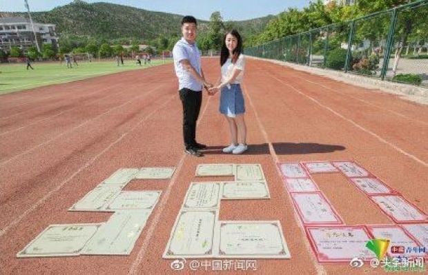 ไลค์รัวๆ คิดได้ไง..คู่รักเด็กเรียนในจีนฉลองวันแห่งความรัก ด้วยการทำแบบนี้!!