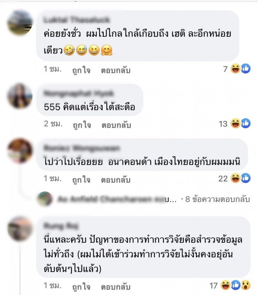 ส่องความเห็น หลังผลสำรวจหนุ่มไทย”เล็ก”รั้งท้าย86ประเทศ