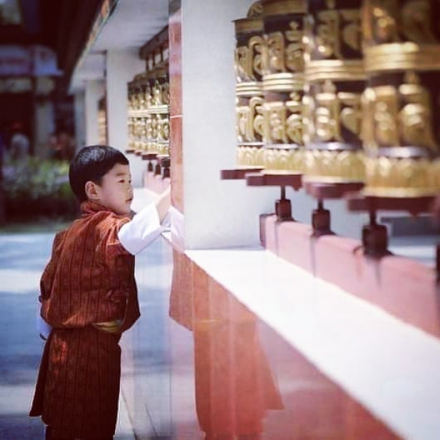 ปฏิทินพระรูปสองเจ้าชายน้อยแห่งภูฎาน เจ้าชายจิกมีและเจ้าชายอุกเยน