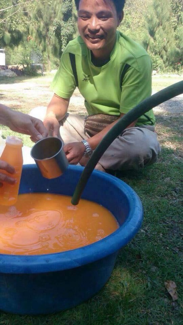 ไม่รอด!!จับได้แล้วชาวเวียดนามทำน้ำส้มปลอมใส่ขวดขายที่สระบุรี!!