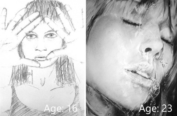 ภาพเปรียบเทียบผลงาน ตอนเด็ก vs ตอนโต ของเหล่าศิลปิน ที่พัฒนาขึ้นอย่างมาก!