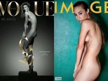 เพจดังเทียบชัด ๆ รูปแคทรียา ปก Image ละม้ายคล้ายปก Vogue Brazil