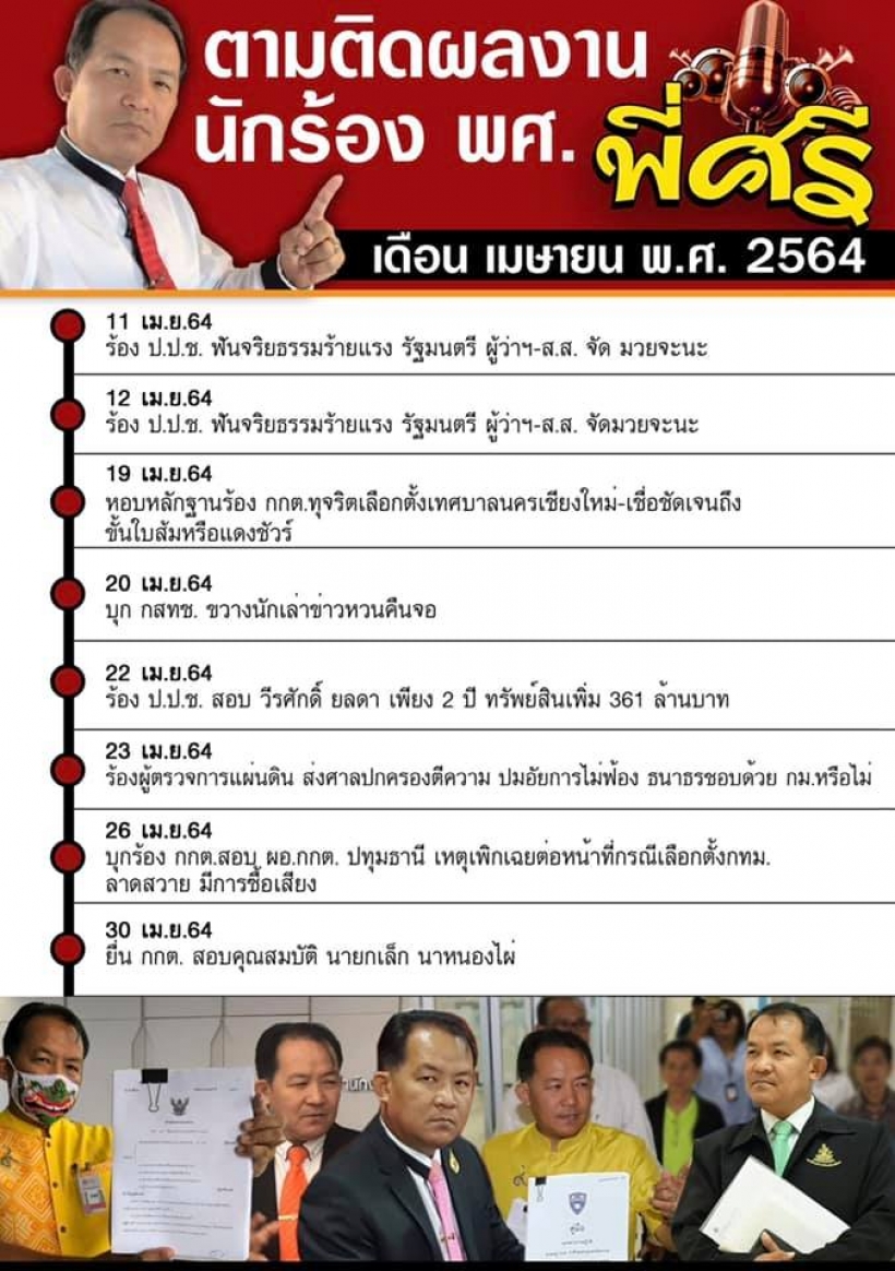  ทนายกระดูกเหล็กขุดศรีสุวรรณ เปิดสถิติร้องชาวบ้าน ลั่นทำมาหากินอะไร