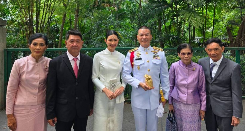 ชื่นมื่น หมอภาคย์ ควงเจ้าสาวคนสวย เข้าพิธีวิวาห์สุดเรียบง่าย