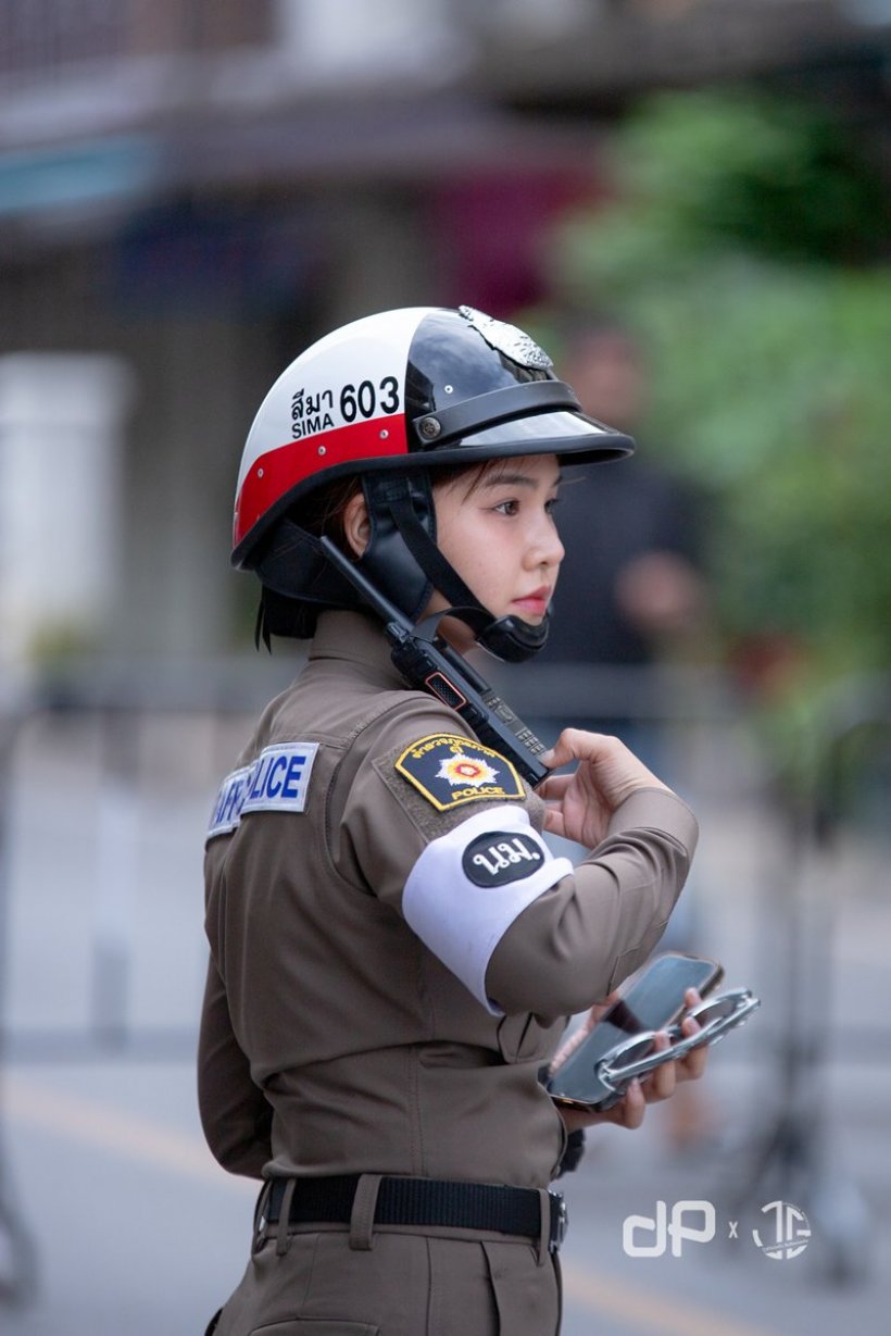 เปิดวาร์ป ผู้กองมายด์! ตำรวจสาวสุดคิวต์ ทำโซเชียลใจละลาย