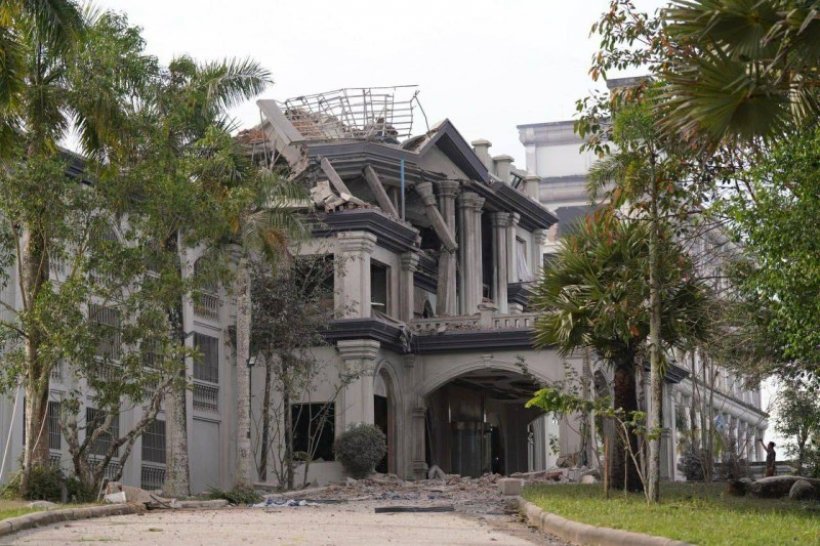 เปิดภาพล่าสุด คาสิโนทมอดา หลังถูกF-16 ทิ้งไข่ จนสิ้นสภาพ