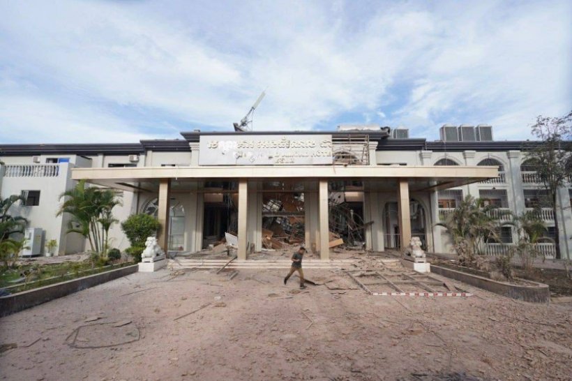 เปิดภาพล่าสุด คาสิโนทมอดา หลังถูกF-16 ทิ้งไข่ จนสิ้นสภาพ