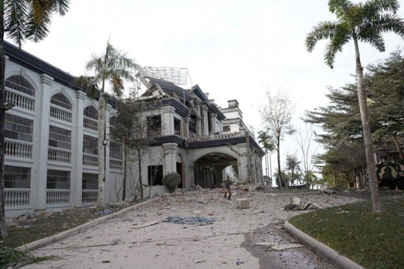 เปิดภาพล่าสุด คาสิโนทมอดา หลังถูกF-16 ทิ้งไข่ จนสิ้นสภาพ