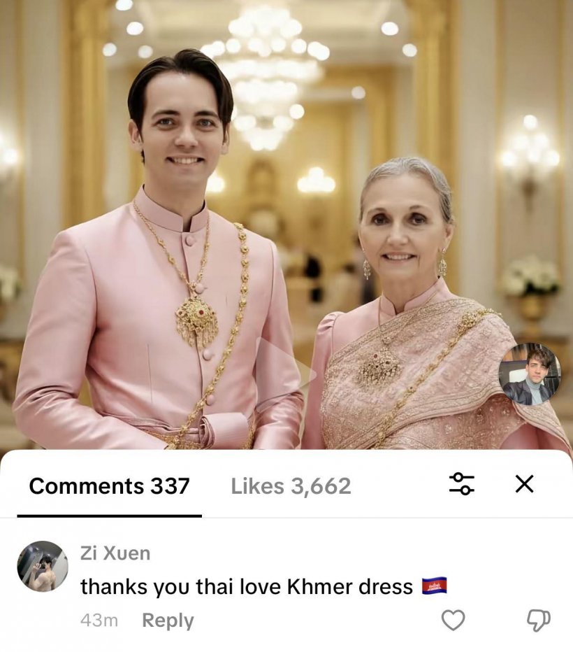 ซะงั้น!เดวิดโพสต์ภาพAIใส่ชุดไทย เป็นประเด็นร้อนถูกเขมรเคลมยับ!